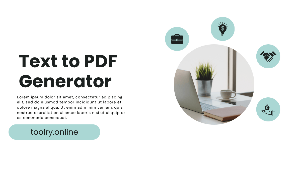 Text to PDF Generator